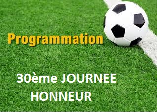 PROGRAMMATION 30ème JOURNÉE HONNEUR 