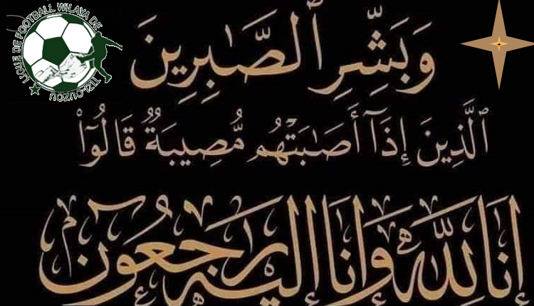 CONDOLÉANCES AU CLUB MC El-Bayadh