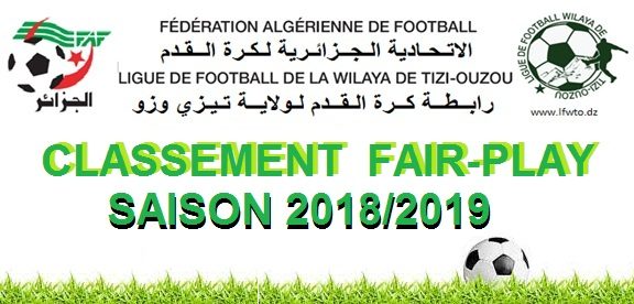 CLASSEMENT FAIR-PLAY 