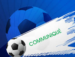 Communiqué aux écoles (U13)