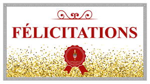 FÉLICITATIONS à M. KABI Aissa